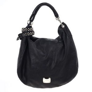 New! Jimmy Choo sky lambskin extra large stud hobo